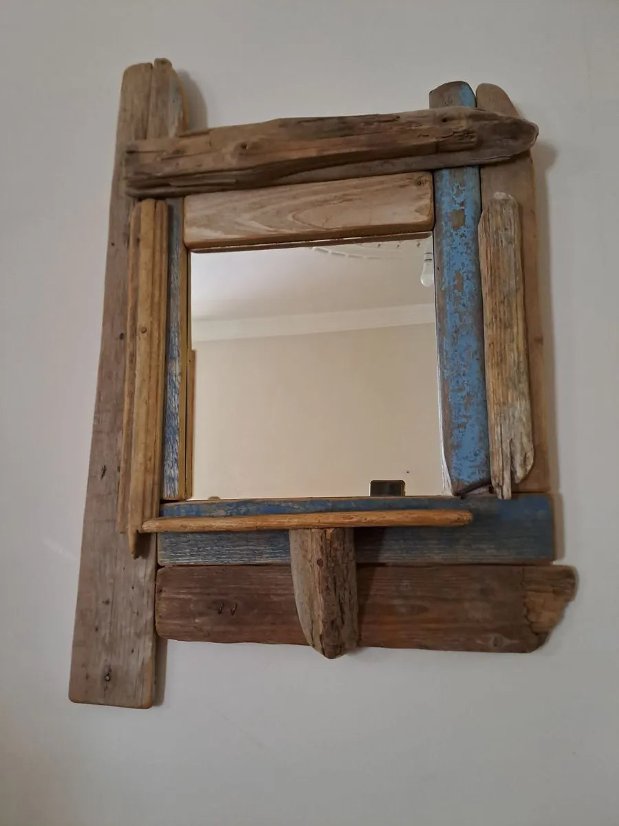 Driftwood wall mirror - Image 1