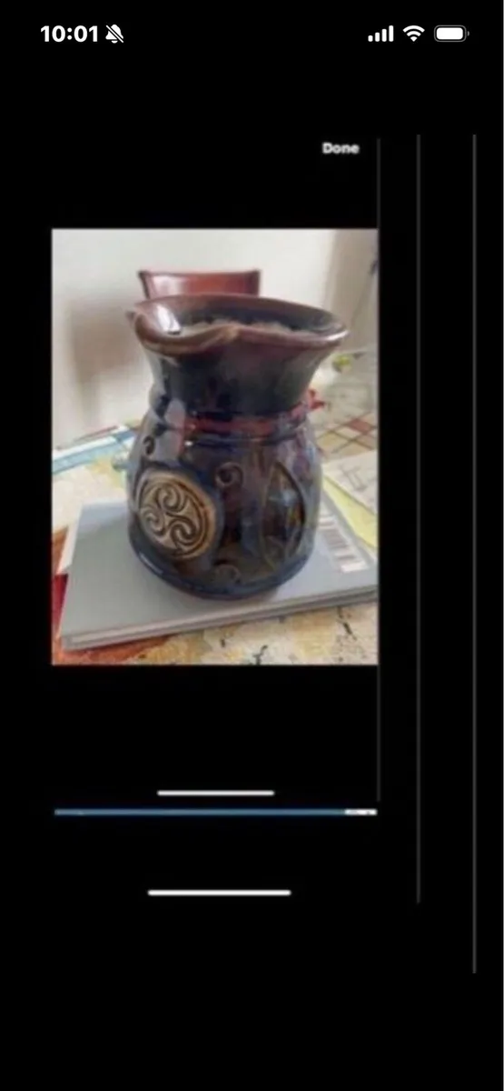 Colm Dr Ris Celtic Pottery Jug - Image 2