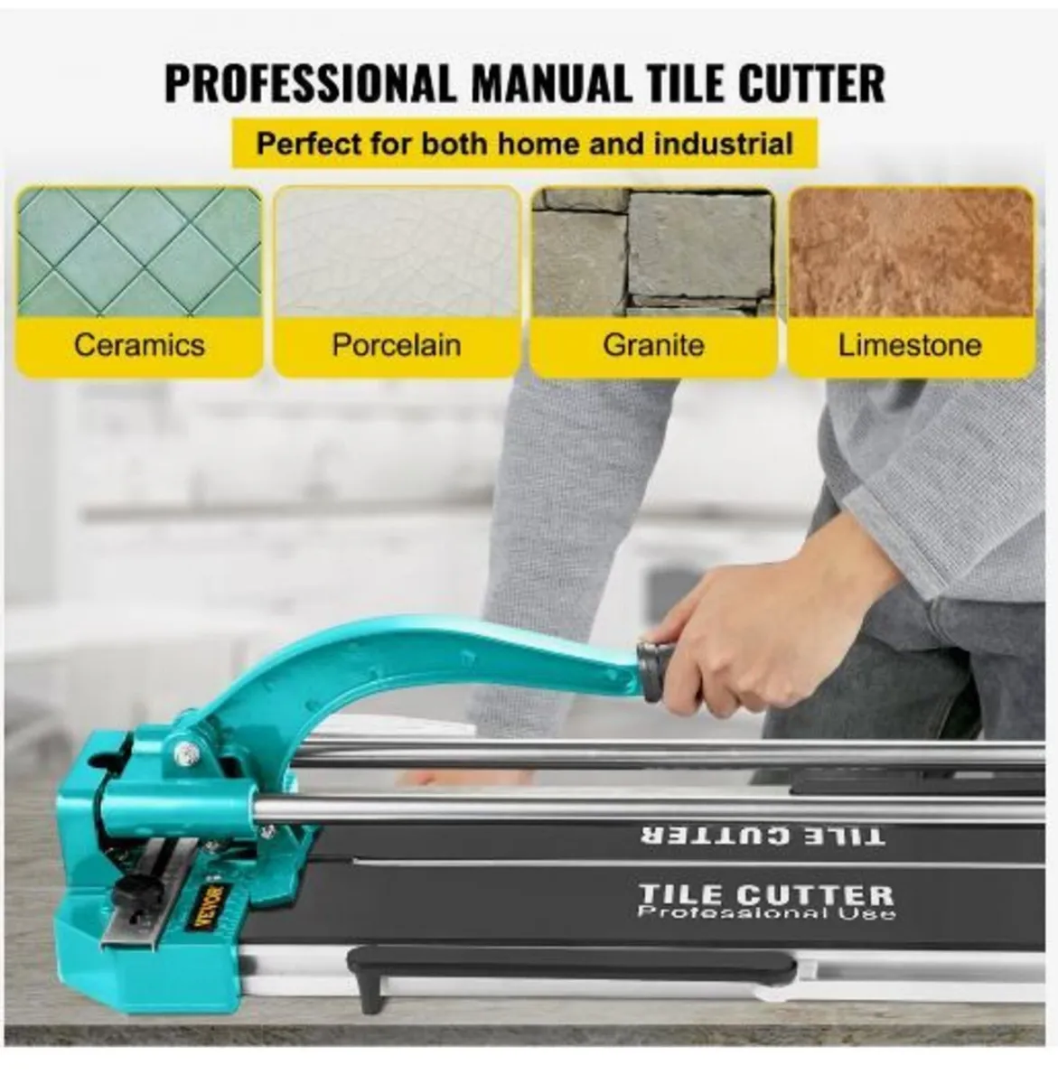 31 Inch/800mm Tile Cutter Double Rails - Image 3