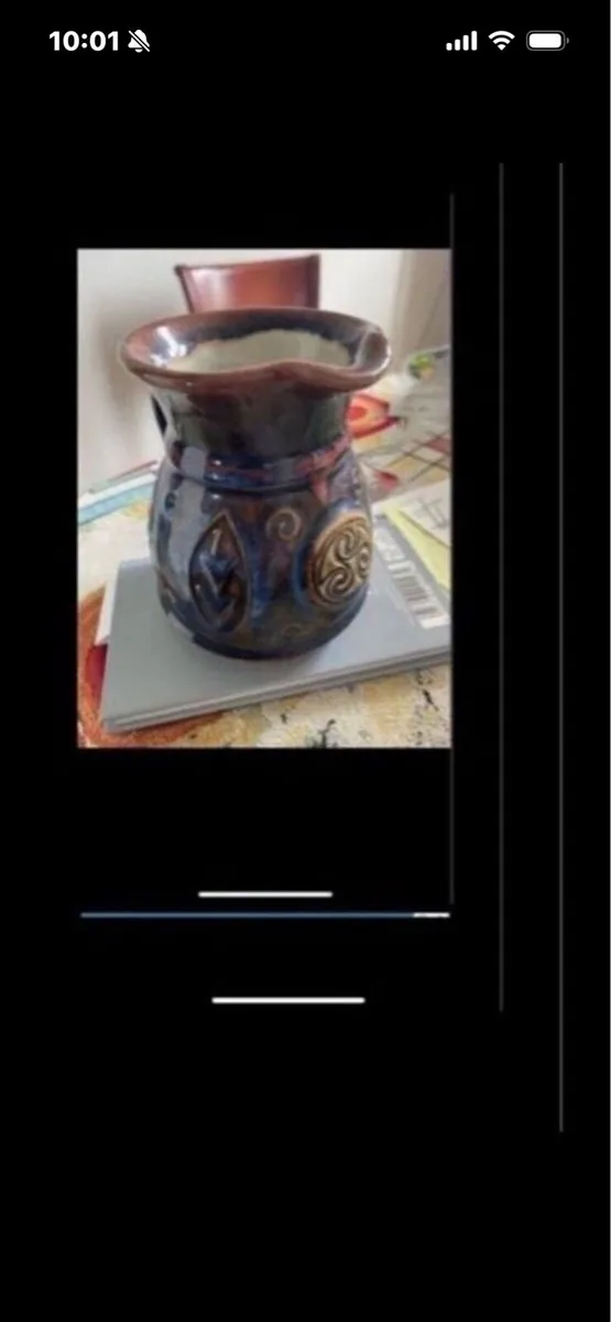 Colm Dr Ris Celtic Pottery Jug - Image 4