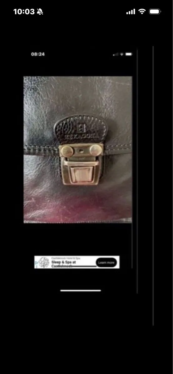 Hexagons Leather Shoulder Bag - Image 2