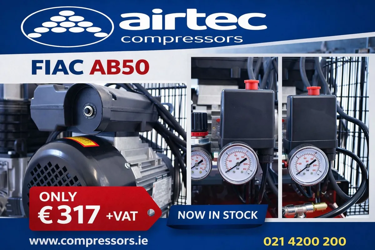 COMPRESSOR - 3HP - 50L - IN STOCK TODAY - Image 2