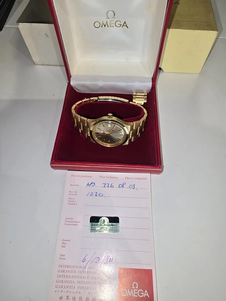 Omega mens watch (vintage) - Image 2