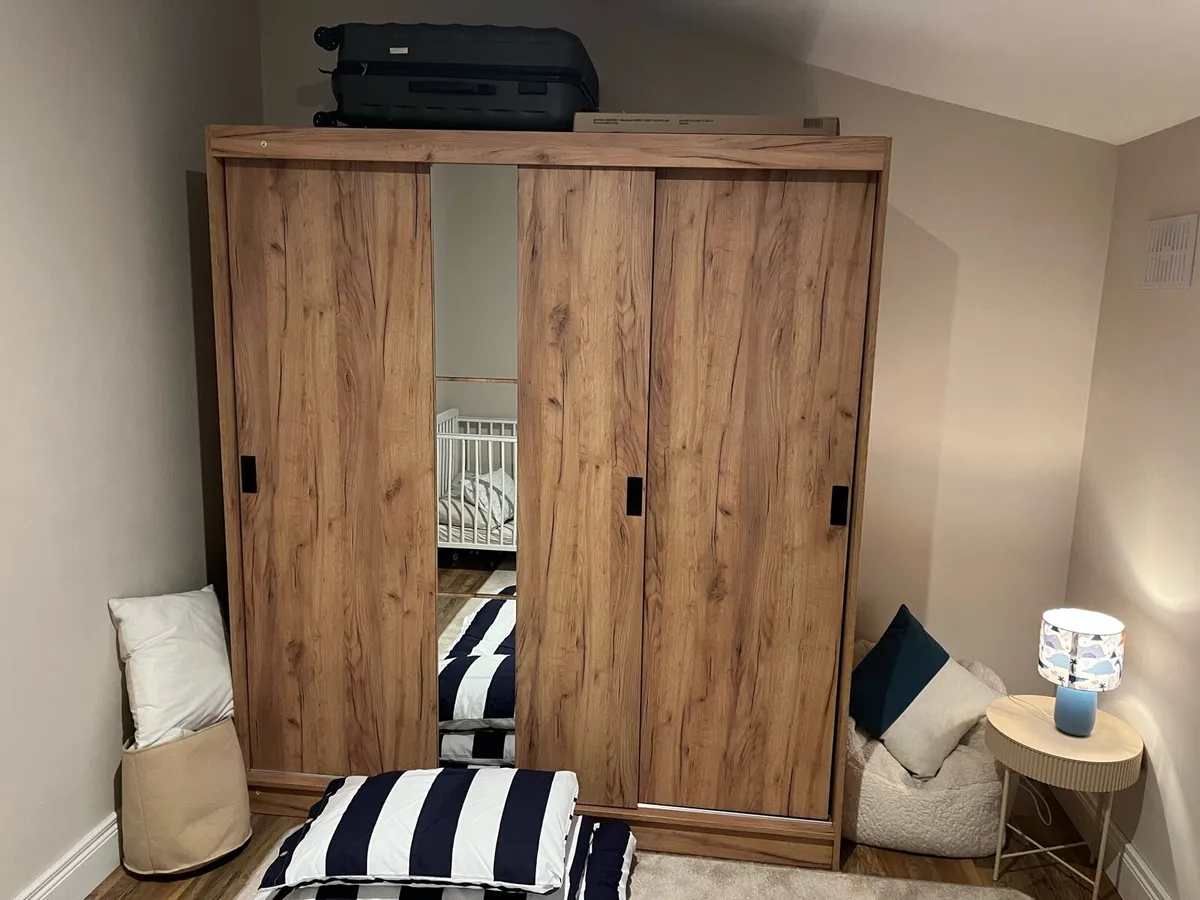 Jysk Warddrobe with sliding doors - Image 1