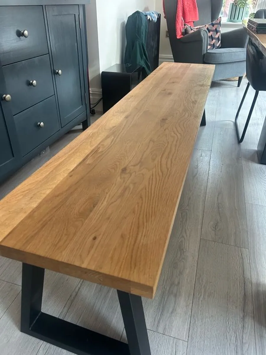 dining room bench - Image 1