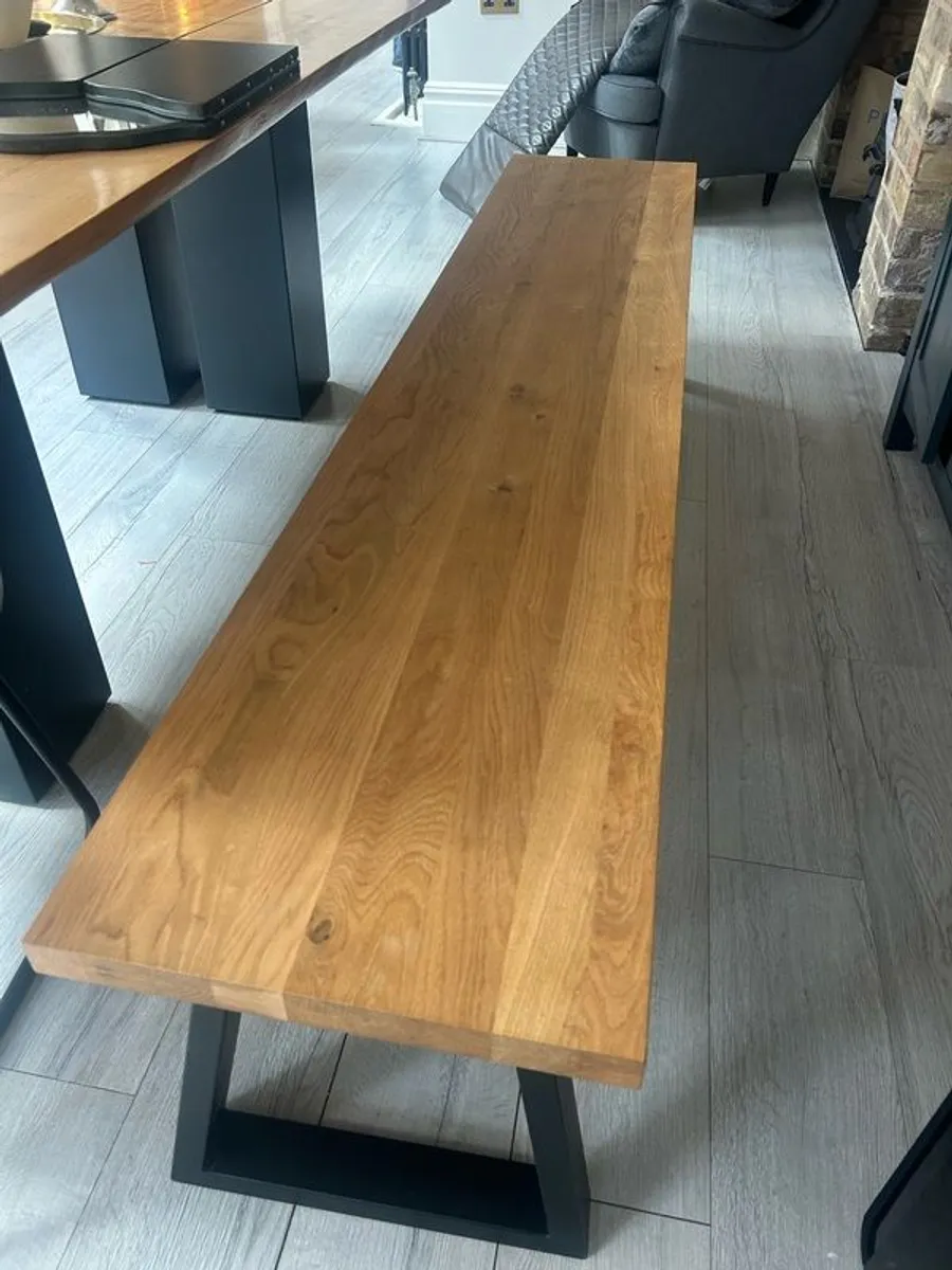 dining room bench - Image 2