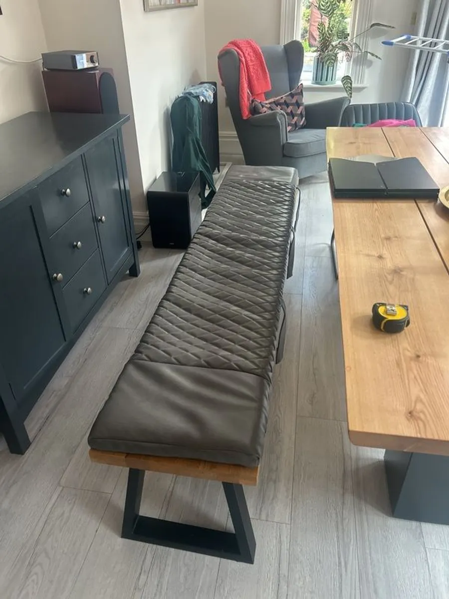 dining room bench - Image 3