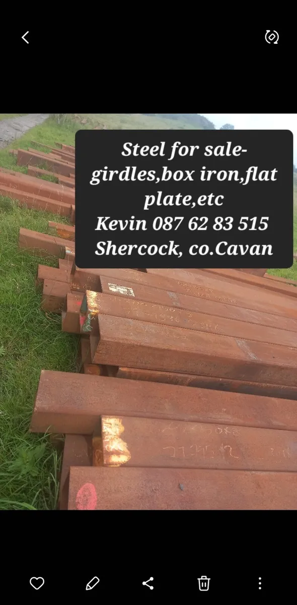 Raw steel for sale - Image 1