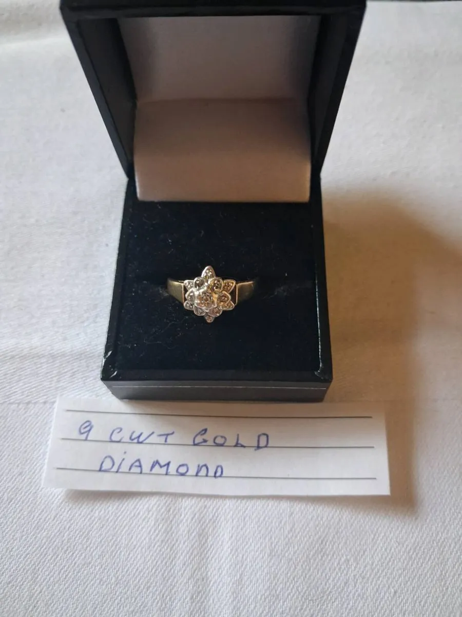 Nice collection of rings and and other gold pieces - Image 3