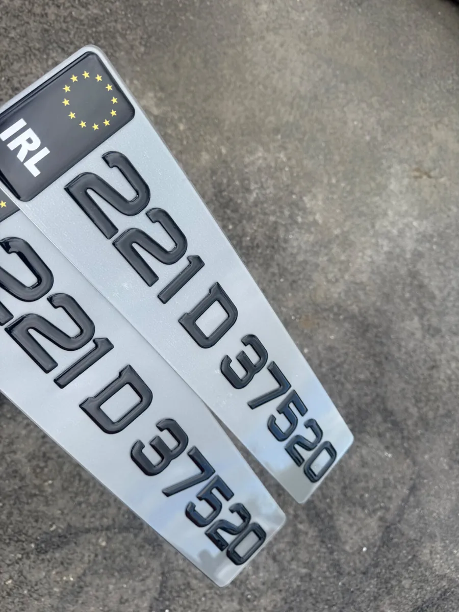 Upgraded gel number plates delivered - Image 1