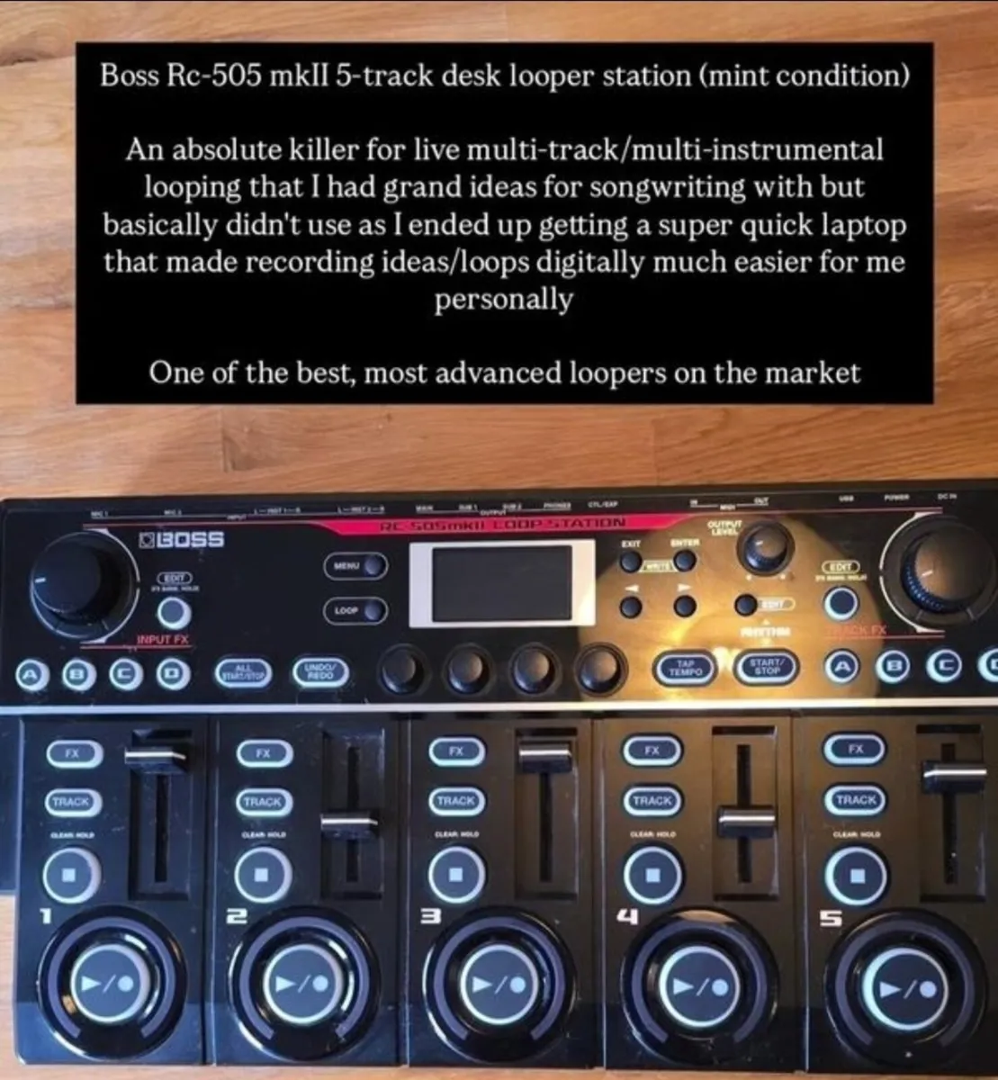 Boss Rc-505 Mk2 Looper Station (Mint Condition)