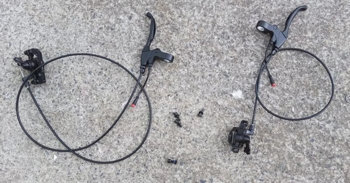 bicycle disc brake set