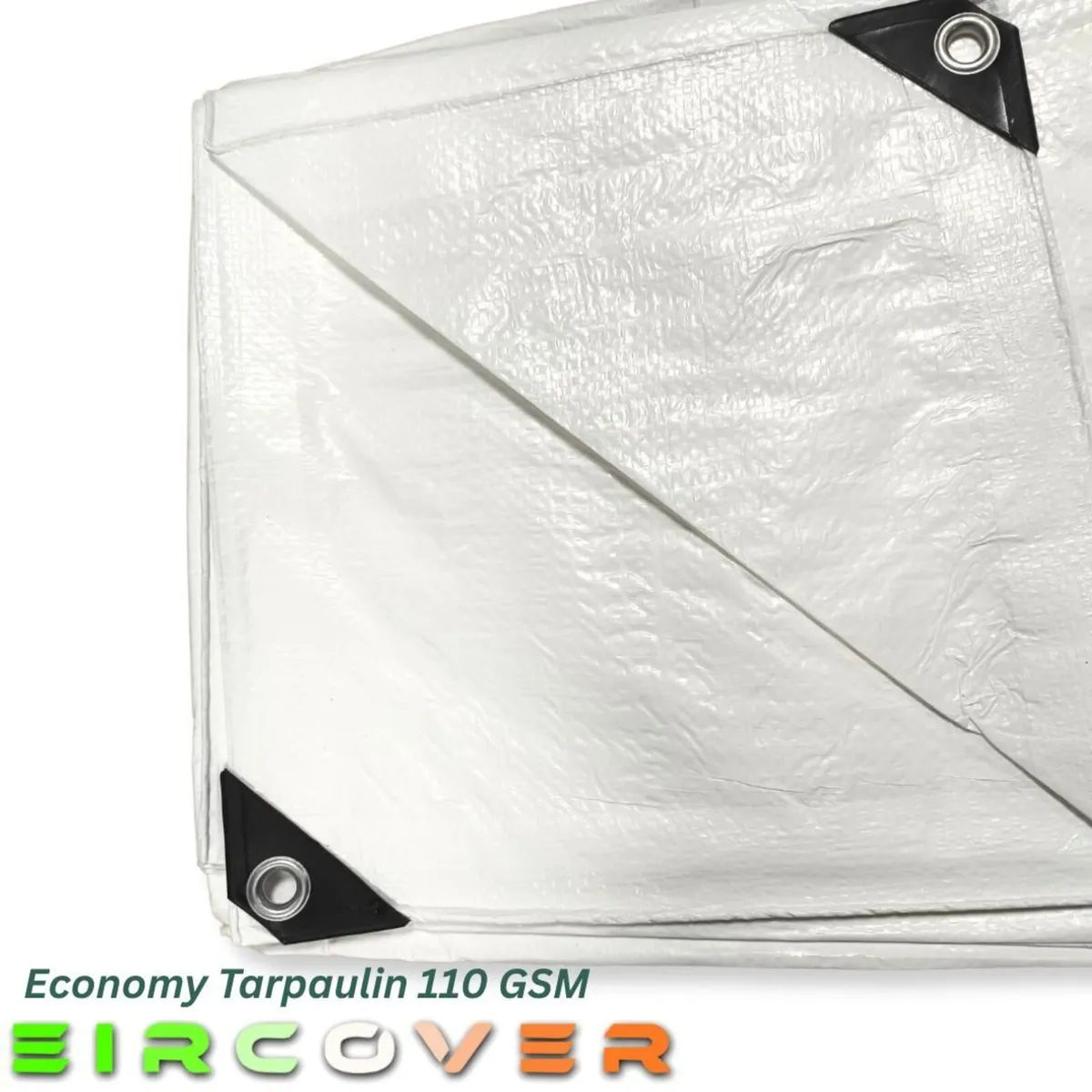Economy Tarpaulin 12m x 16m (39' - 53') 110 gsm - Image 4