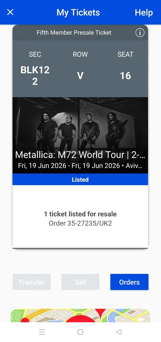 Metallica - Dublin - Two Night Ticket - FACE VALUE - Image 2