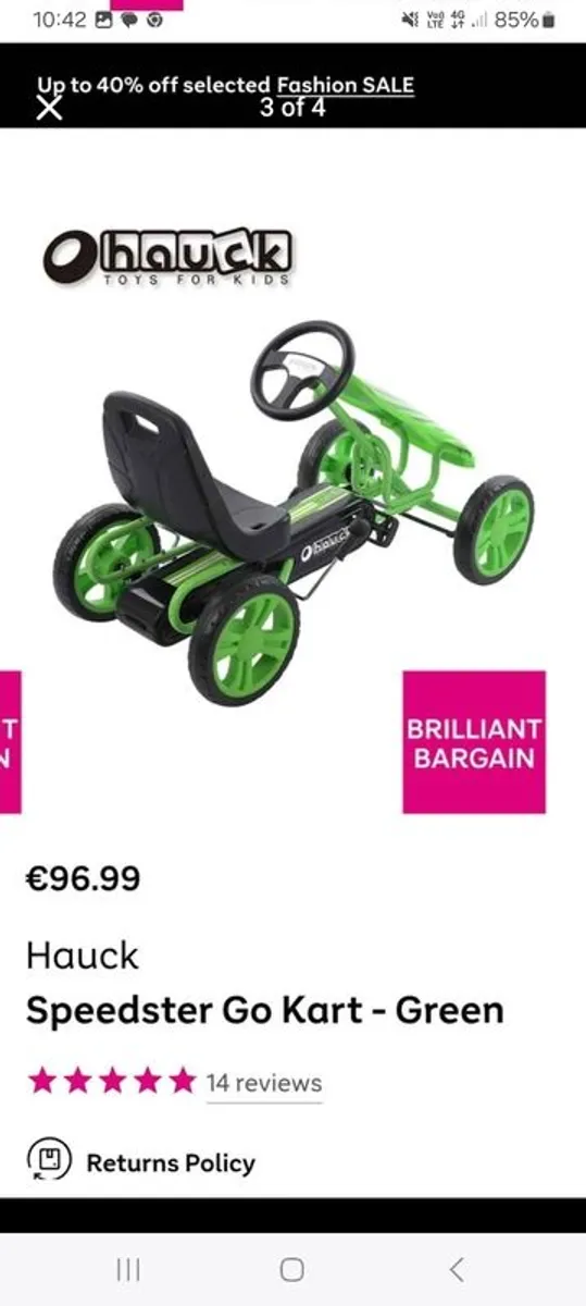 Hauck go kart brand new - Image 2