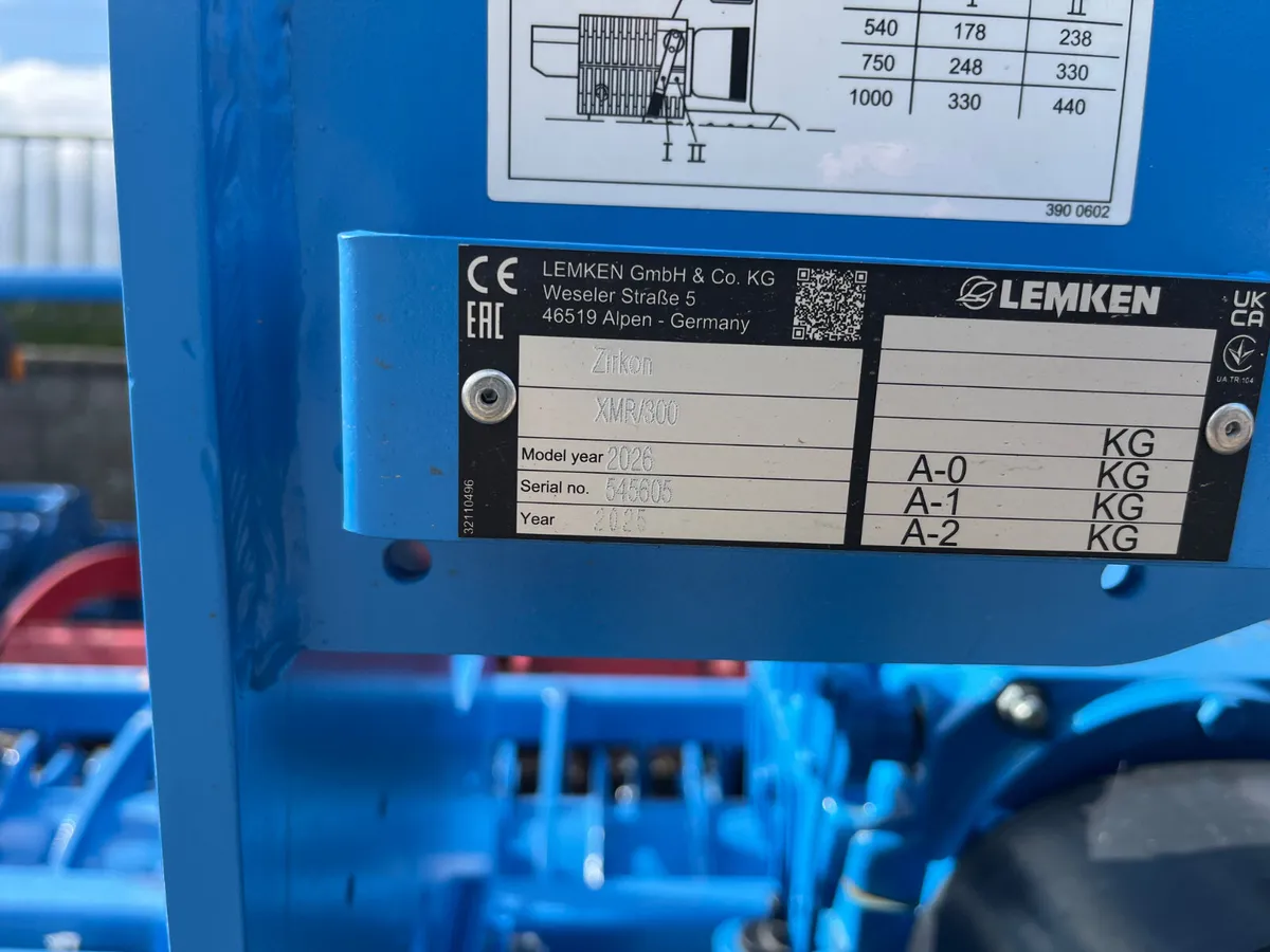Lemken 3m power harrow - Image 4