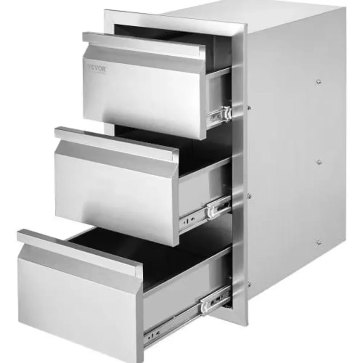 201 Stainless Steel Triple Access Drawer Outdoor K - Image 1