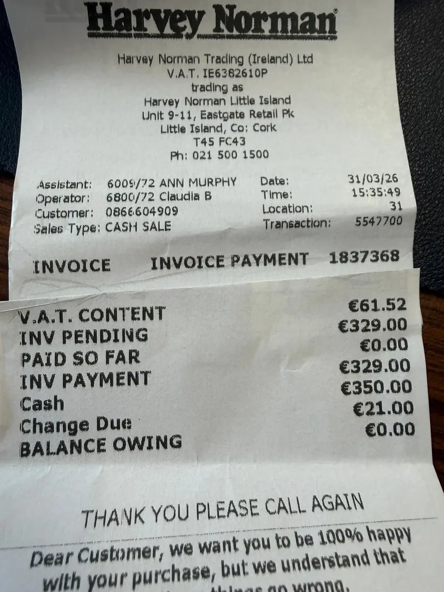 Hoover H-Wash 350 9KG 1400RPM Freestanding Washing - Image 3