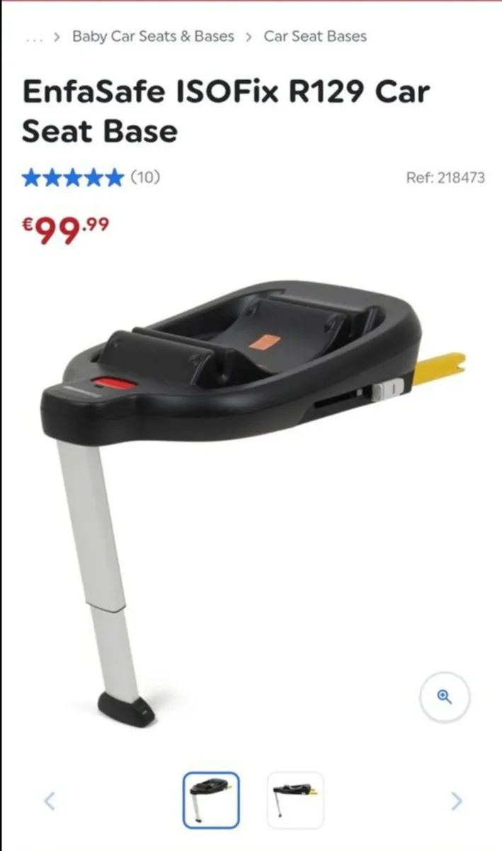 Enfasafe isofix r129 car seat base