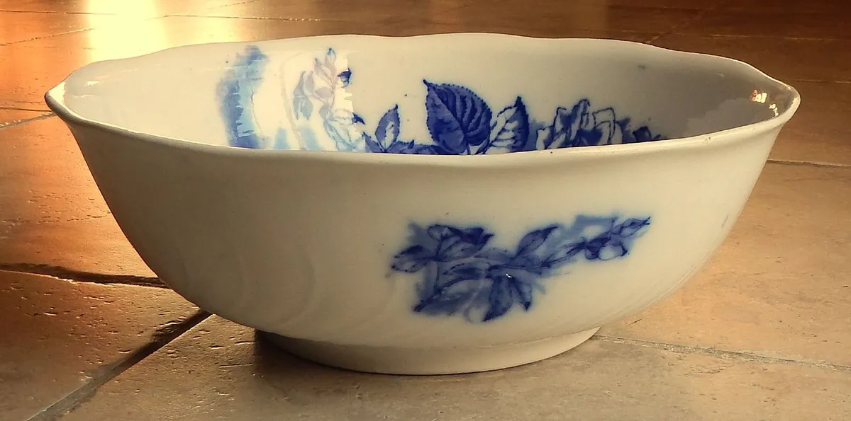 Large Vintage Furnivals Ceramic Pottery Bowl - Image 2