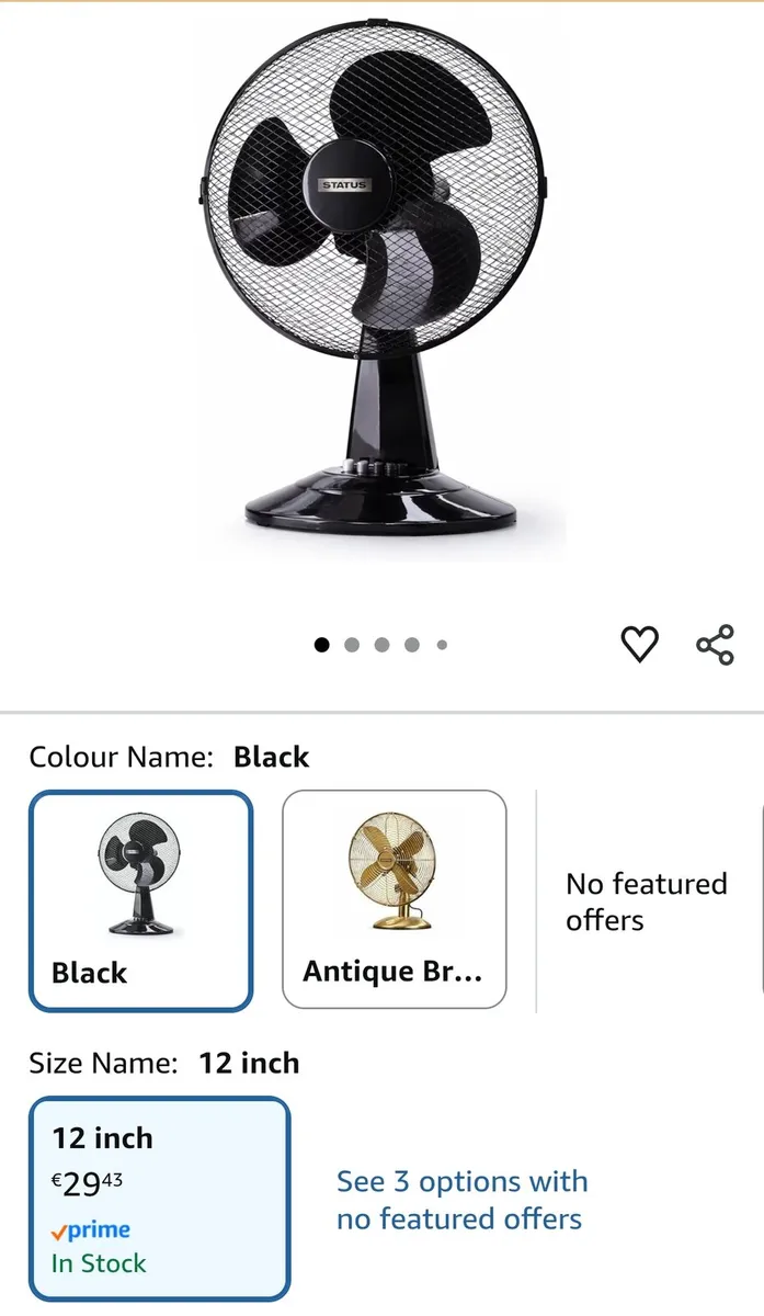 Portable desk fan - Image 2