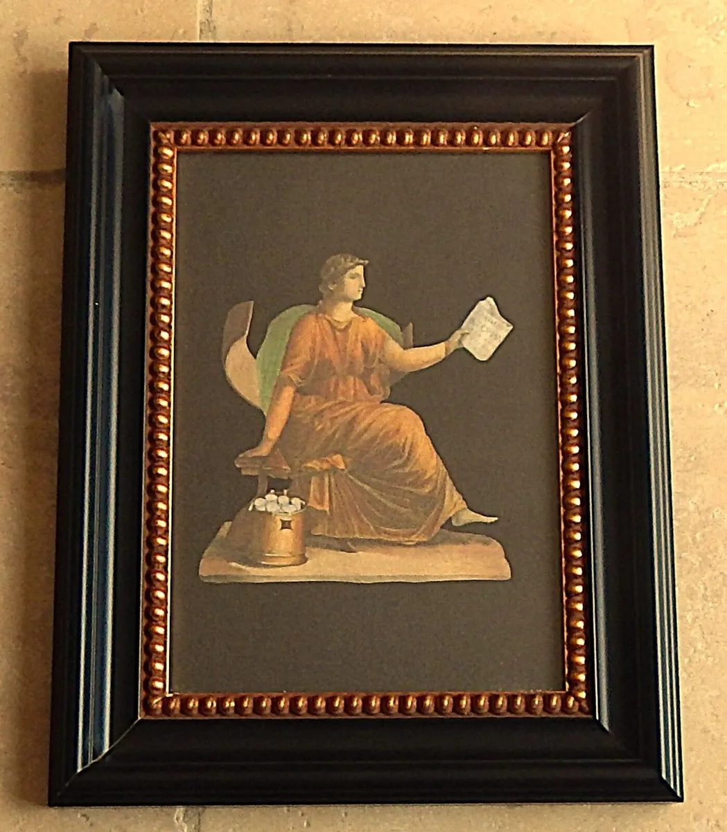 Pair of Classical Prints in Ornate Wood Frames - Image 3