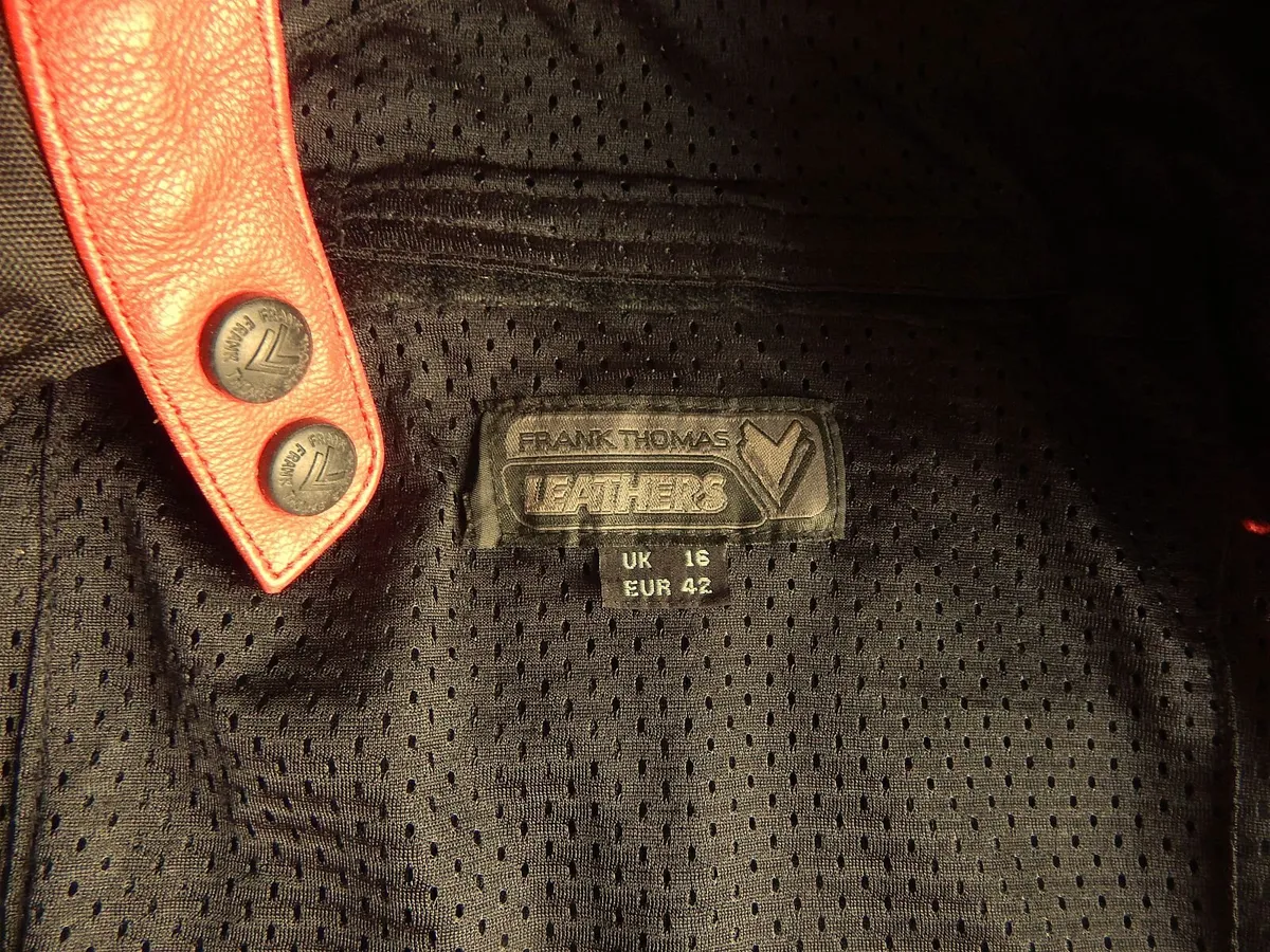 Ladies Vintage Frank Thomas Motorcycle Jacket - Image 4