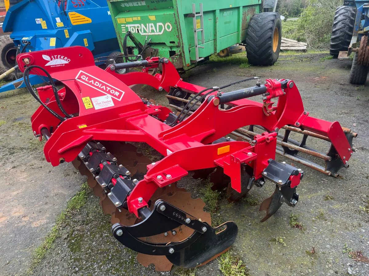 Ex Demo 3m Stekro Disc Harrow - Image 1