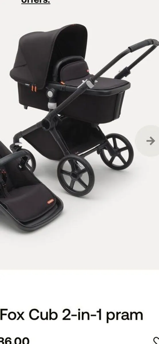 Bugaboo Fox Cub - Brand New Bassinet - Image 2