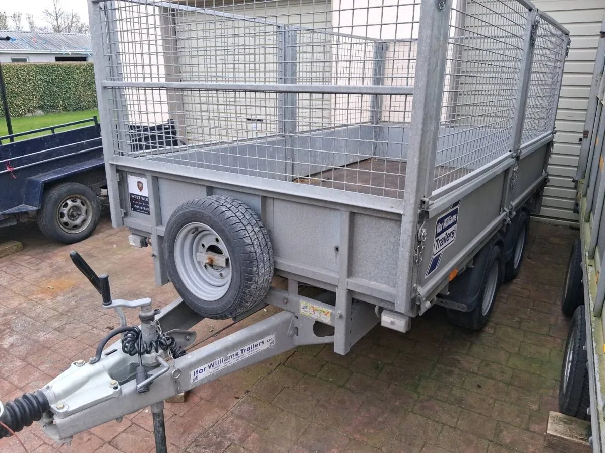 10 x 5ft 6ins ifor Williams dropside trailer - Image 3
