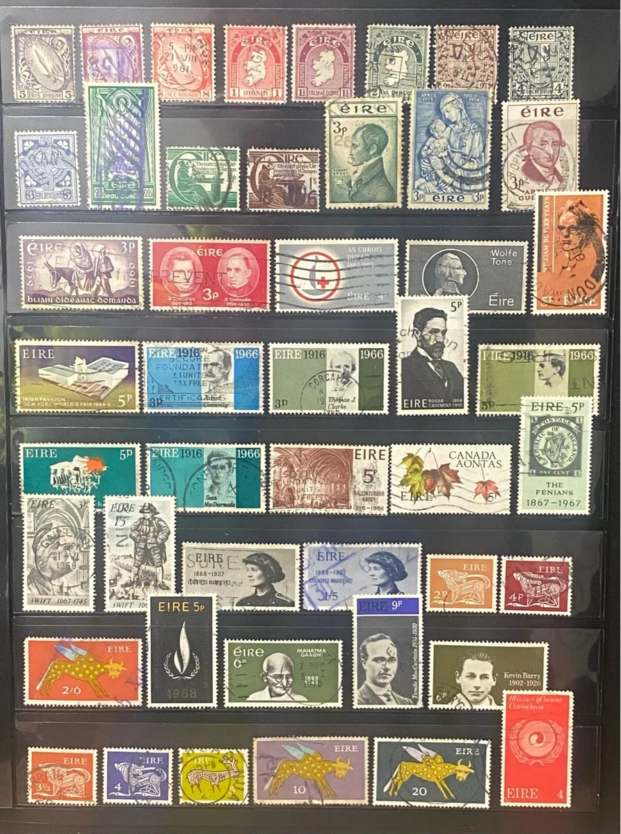 Ireland stamp lot - Image 1