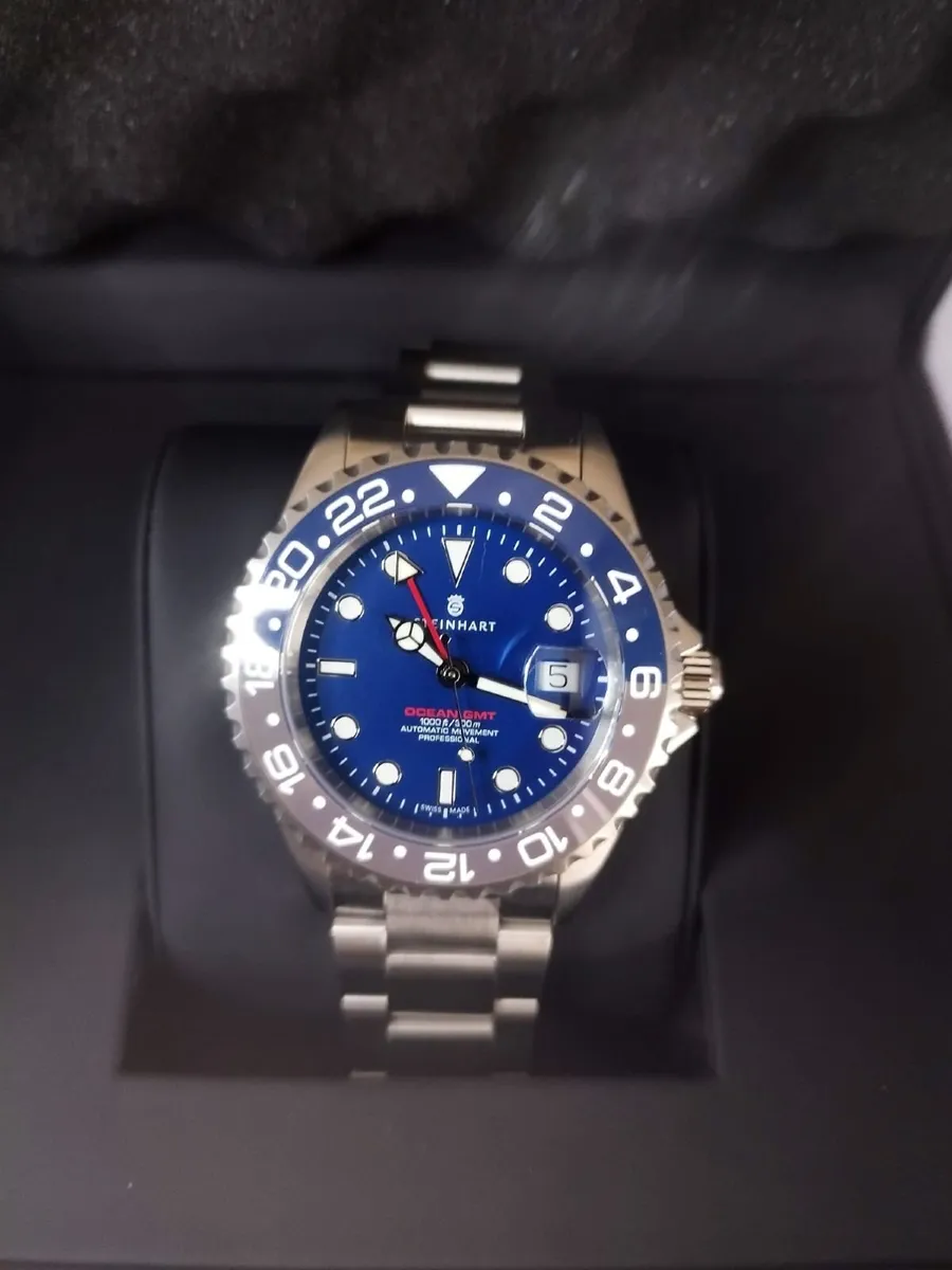 Steinhart Ocean One GMT blue-grey Ceramic - Image 1