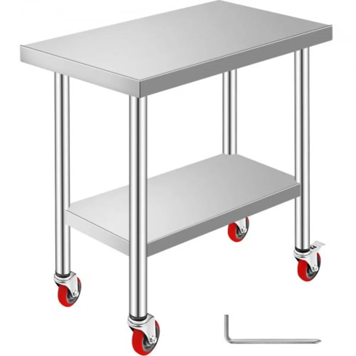 Stainless Steel Work Table 30 x 18 x 34 Inch, 700 - Image 1