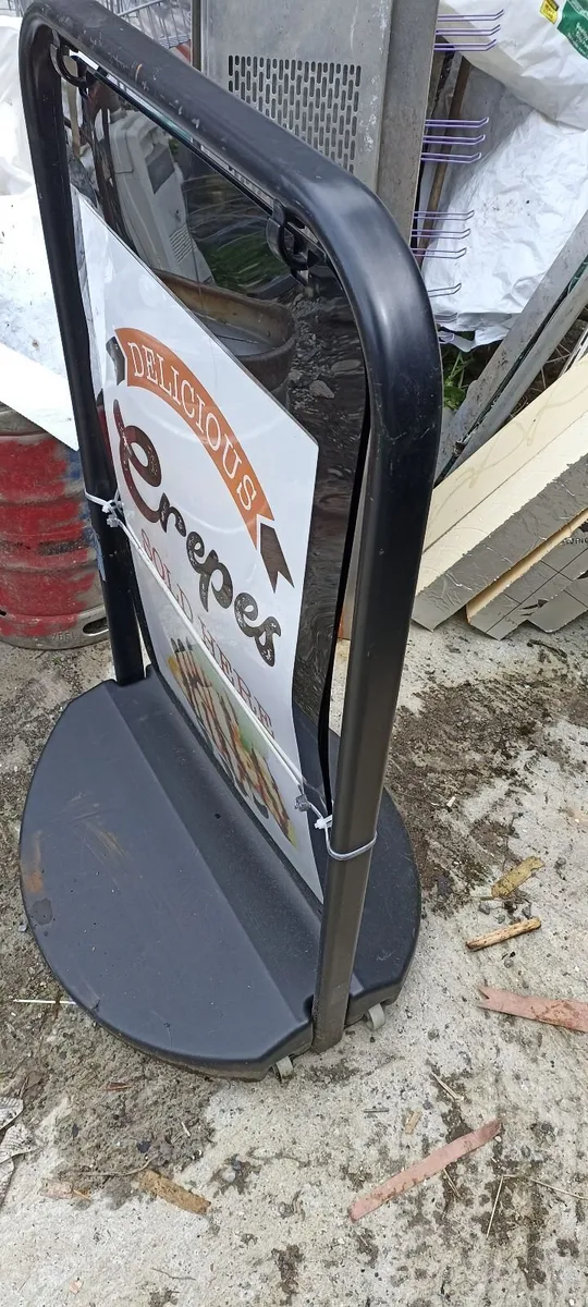 Pavement Advertising Sign - Image 1