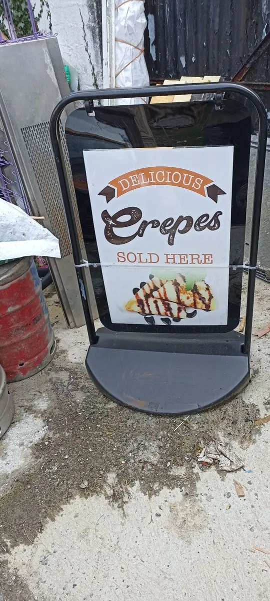 Pavement Advertising Sign - Image 2