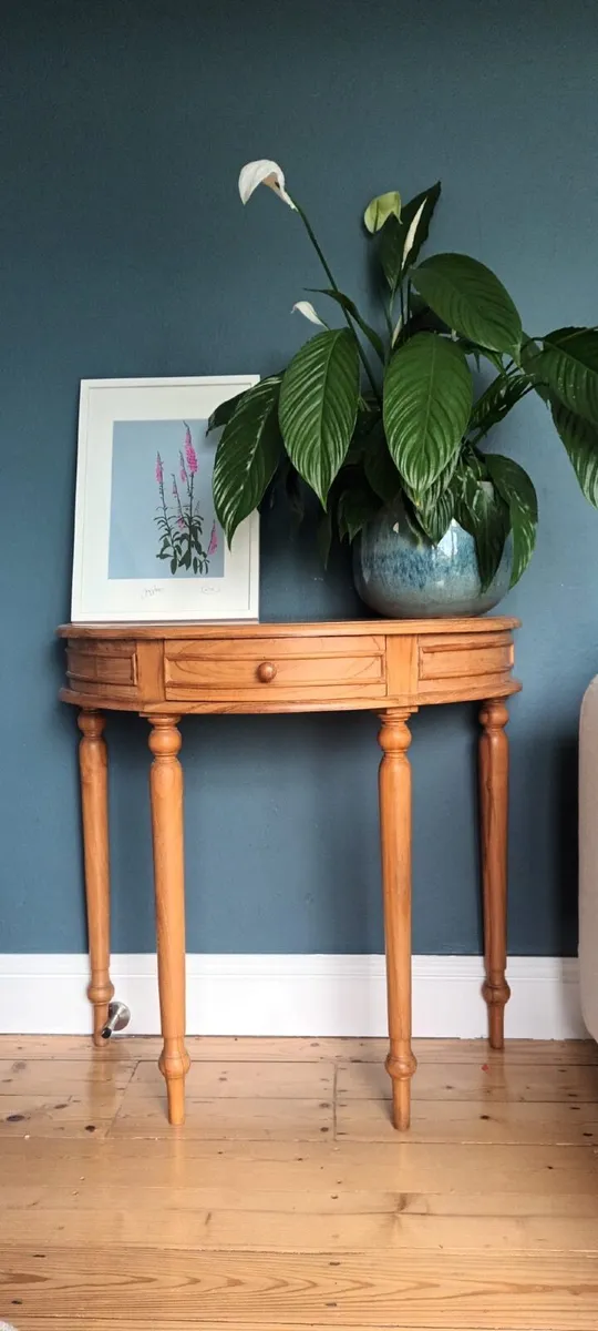 Console Table Demi Lune Table Sideboard - Image 1