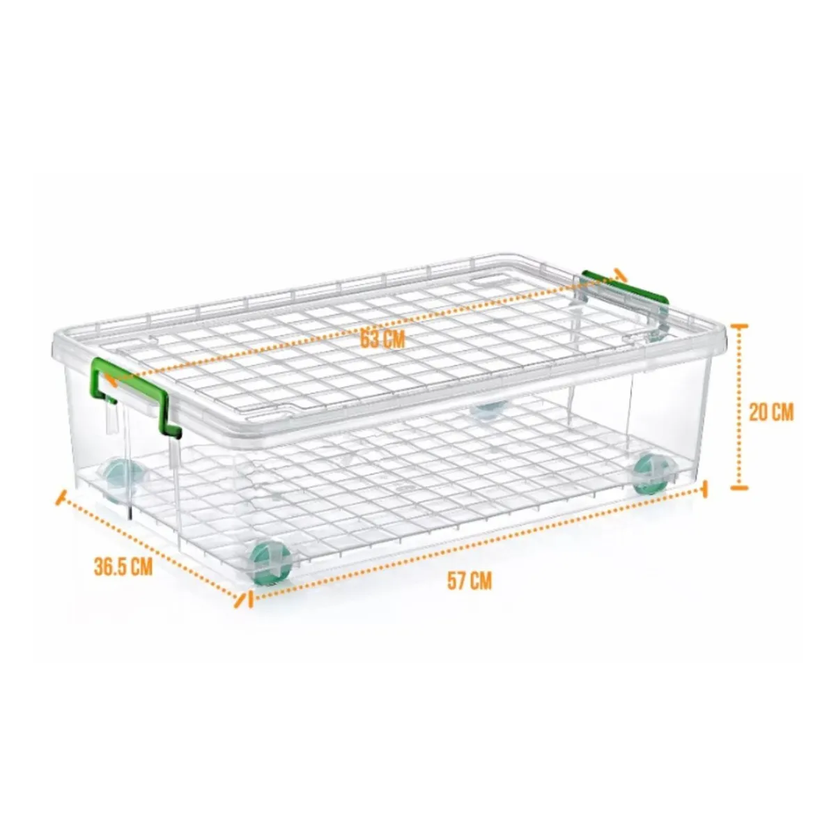 5x craft supplie storage boxes
