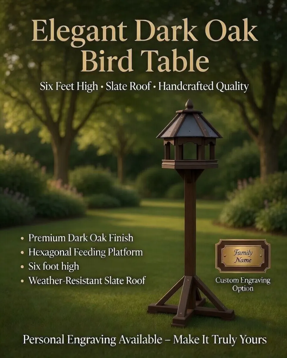 Bird Table feeders Slated Roof - colour choices. - Image 1