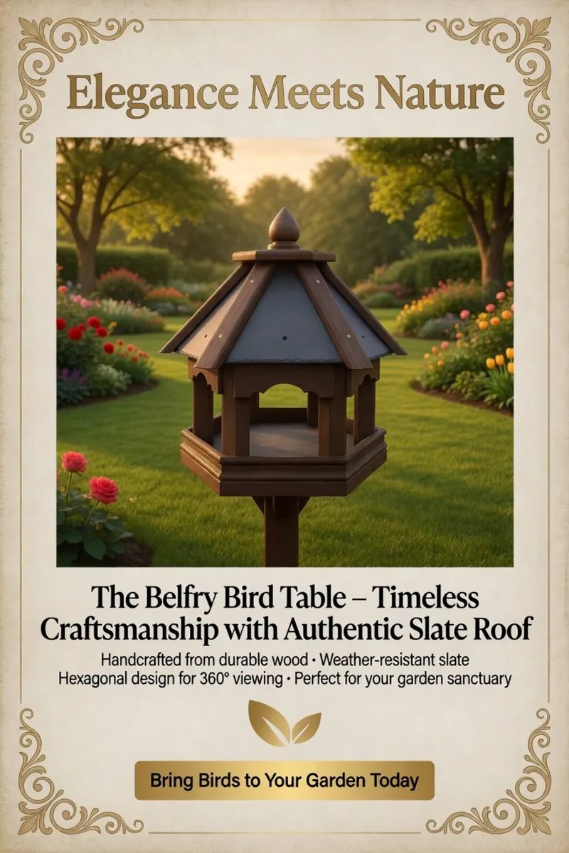 Bird Table feeders Slated Roof - colour choices. - Image 2