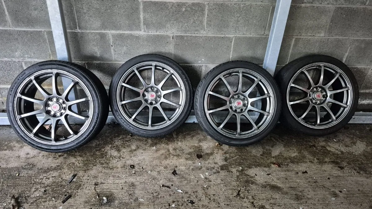 17" Wolfrace 10 Spoke Alloys - Image 1