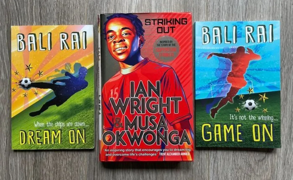 Football Kids Books - Bali Rai & Ian Wright (hardb