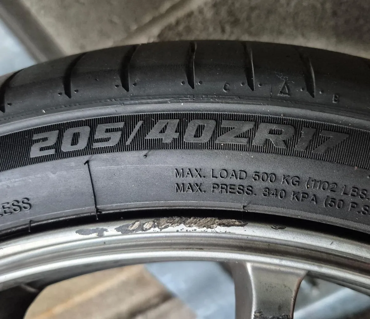 17" Wolfrace 10 Spoke Alloys - Image 2