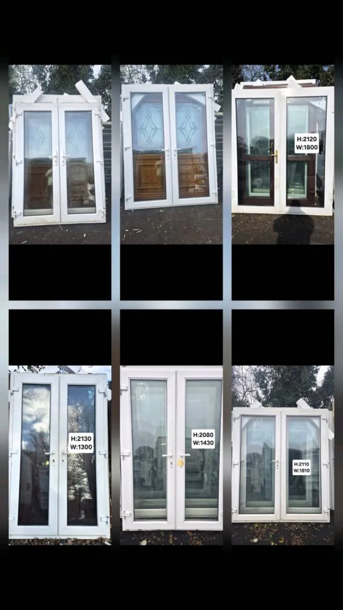 PVC FRENCH DOORS