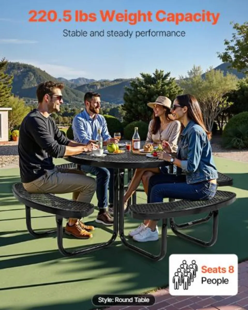 Outdoor Furniture Weather Resistant Patio Dining - Image 2