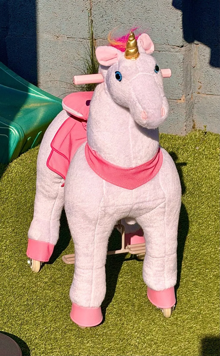 Ride On Unicorn Pony Horse Cycle (like new) - Image 2