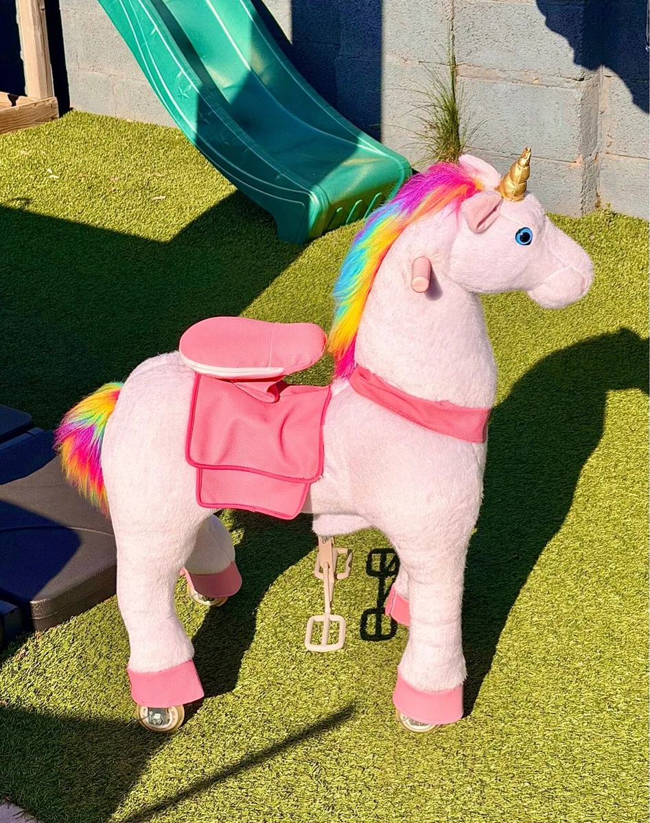 Ride On Unicorn Pony Horse Cycle (like new) - Image 3