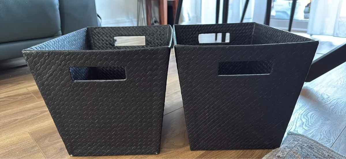 two ikea storage boxes - Image 1