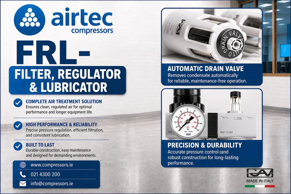 COMPRESSOR-FILTER-REGULATOR-LUBRICATOR- IN STOCK - Image 2