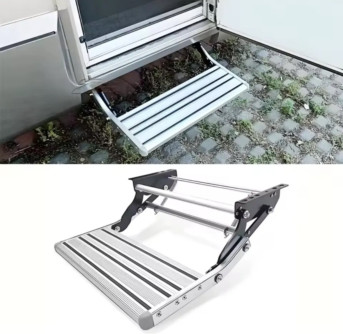 Folding Ladder Step Motorhomes Aluminum - Image 4