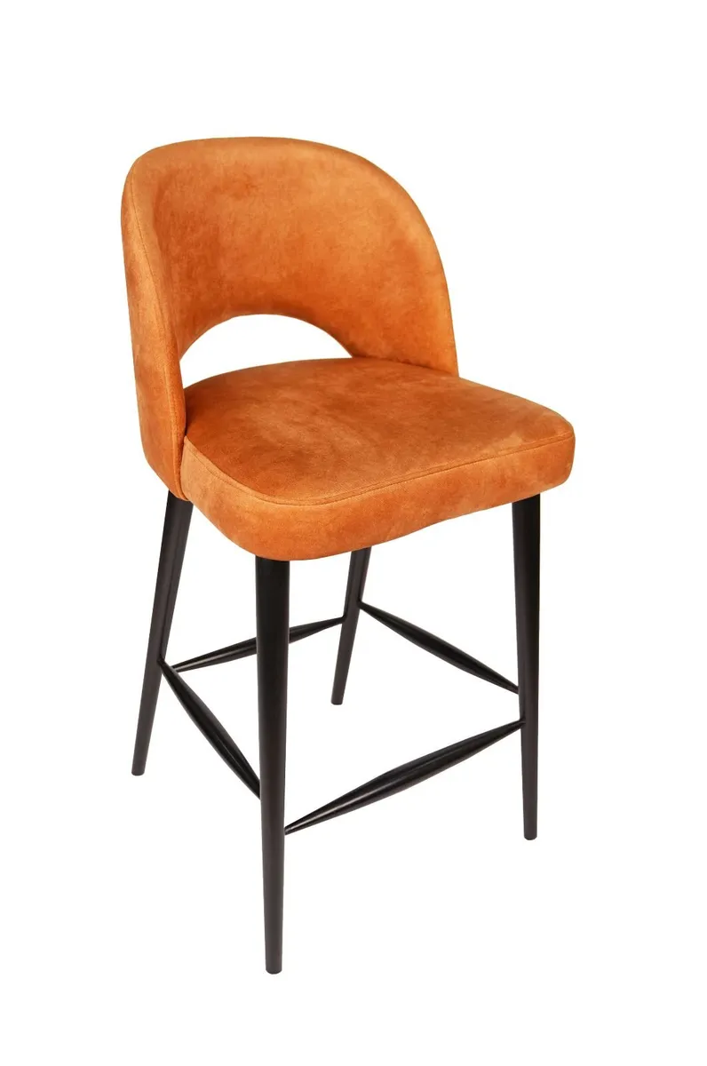 Crimson Forge Bar Stool – Modern Counter Chair - Image 1